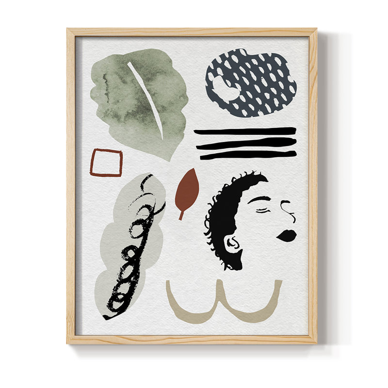 Collected Mindfulness III Framed Print - Solid Wood