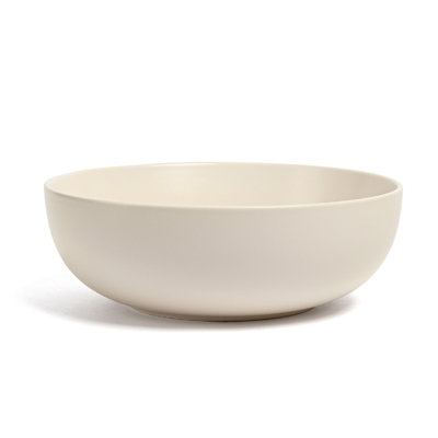 Over&Back Coupe Semi Hand-Finished Stoneware Low Serving Bowl