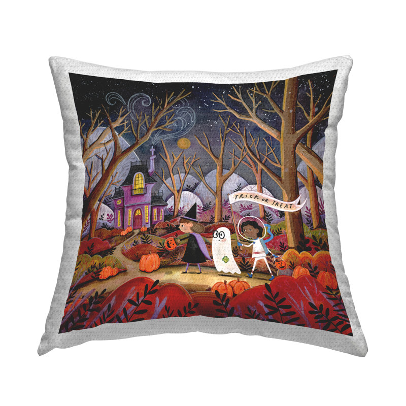 Abstract Outdoor Throw Pillow
