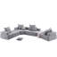 Canapé modulaire surdimensionné rembourré de mousse Breydan-779780296