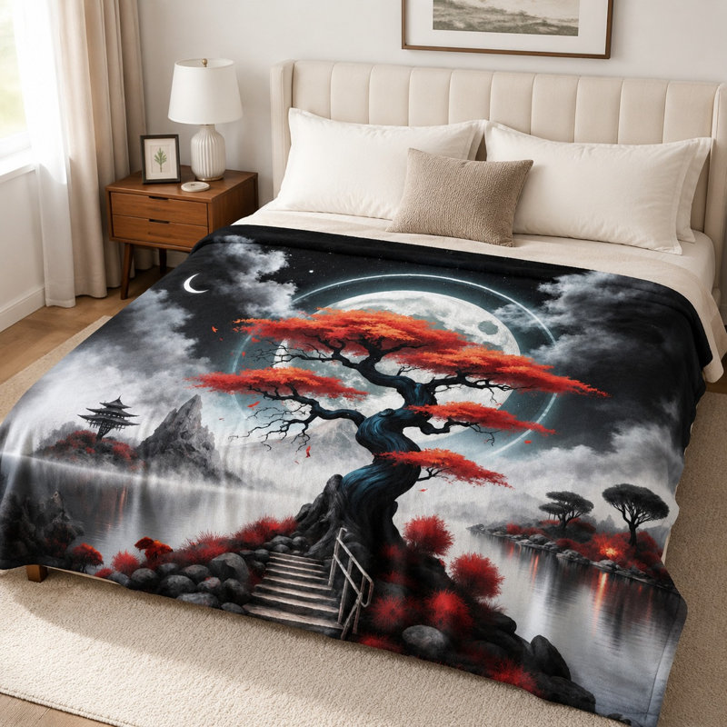 Jeté douillet en flanelle Cozy, L 60 po x l 50 po