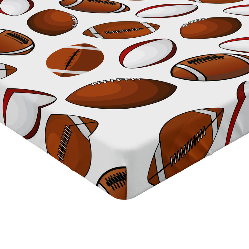 Drap-housse de football américain Ambesonne, Drap-housse de taille simple