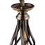 Campbellsburg 5 - Light Twist Shaded Chandelier Alabaster Style Glass-300994829