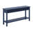 Fir Veneer Entryway Table With Honeycomb-Patterned Fronts,Modern Stylish Console Table With 3 Drawers-119402482