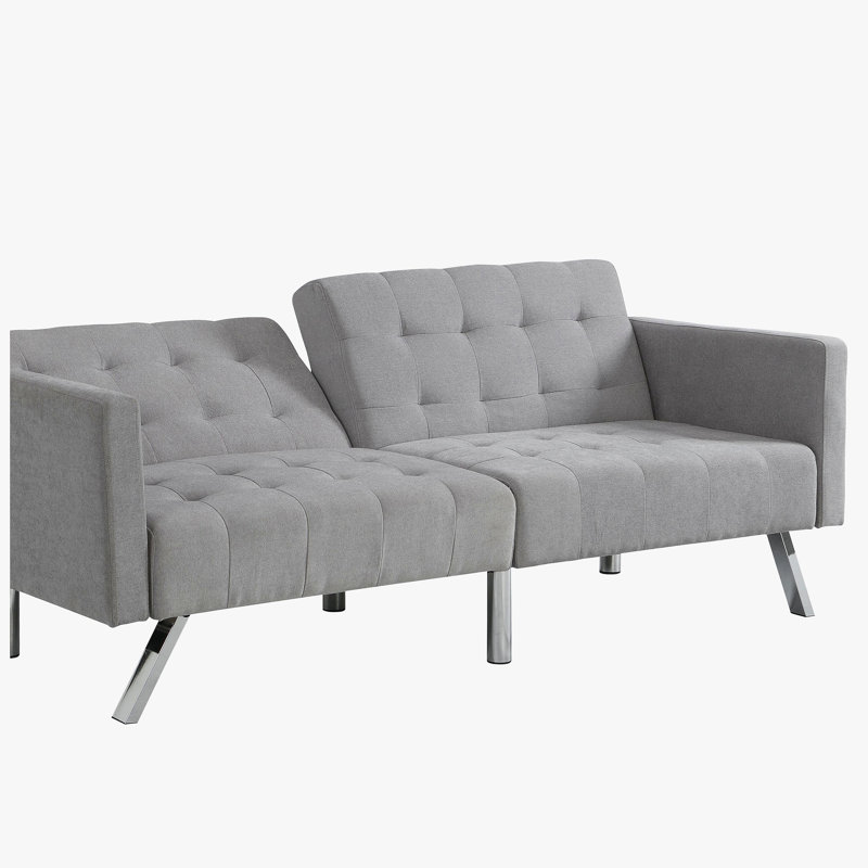 Canapé-lit Canapé-lit convertible gris clair pliable