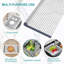 Extra Large Expandable Over-Sink Dish Drying Rack | Roll-Up Stainless Steel Sink Cover | Foldable & Rollable | Black (25.1''-17.3'')-1687245813