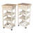 Manatuto Solid Wood Kitchen Cart