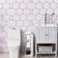 Armoire de salle de bain blanche - Petit rangement pour papier hygiénique de coin avec tablettes