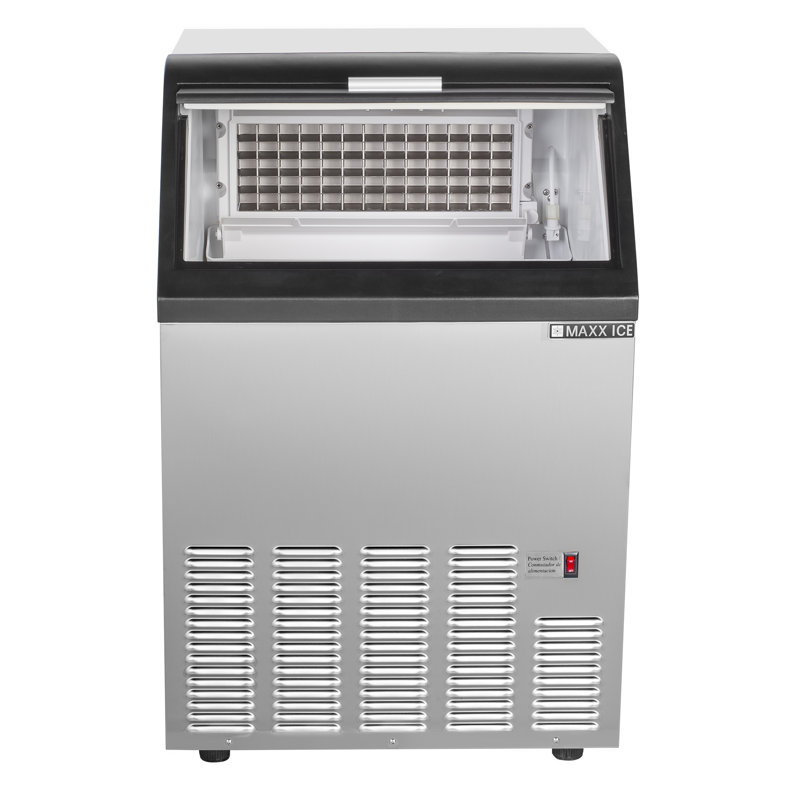 Maxx Ice 120 lb Stainless Steel Undercounter Ice Maker