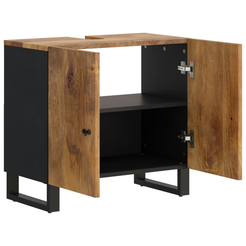 Schellsburg 62cm Bathroom Vanity Base Only, Dark Mango Brown