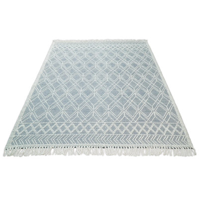 Wool Geometric Indoor Rug