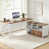 Noyer/blanc