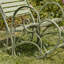 Outdoor Rocking Metal Chair with Cushions
