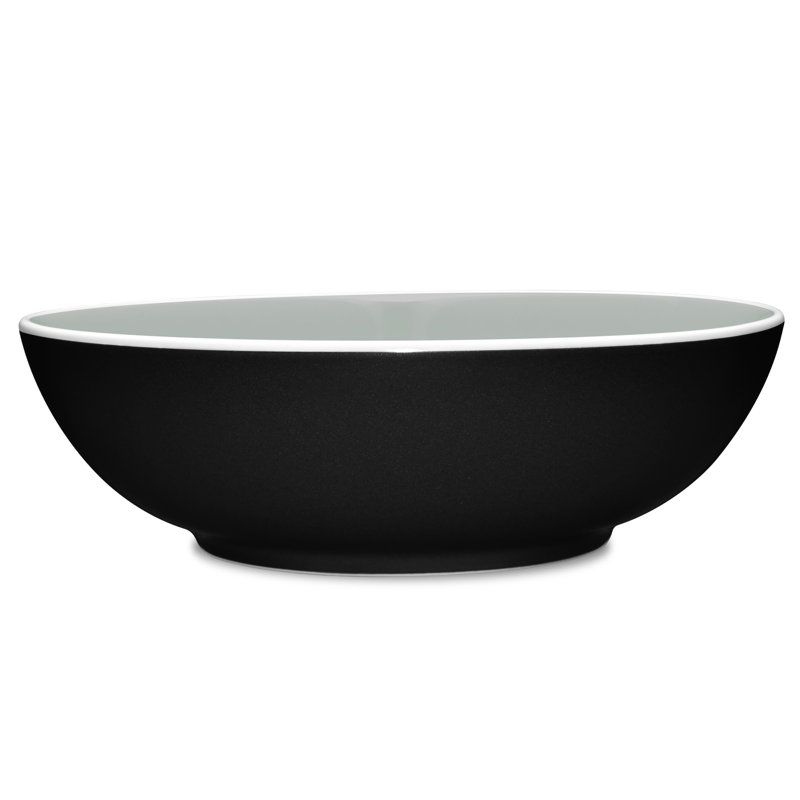Bol à légumes rond en graphite de 9,5 po Noritake ColorTrio