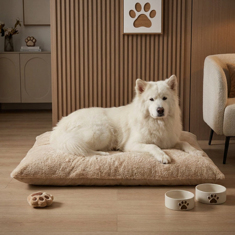 Lit pour chien Zenith, 27.6" W, Cream; Beige