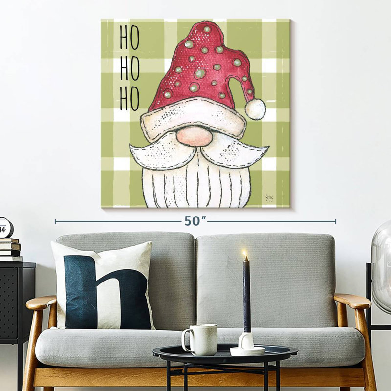Lelend Santa Gnome, 33" H x 33" W