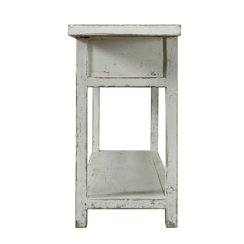Defranco 91'' W Solid Wood Console Table