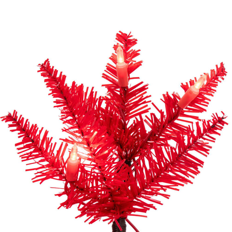 Artificial Christmas Tree with Lights, 6.5'