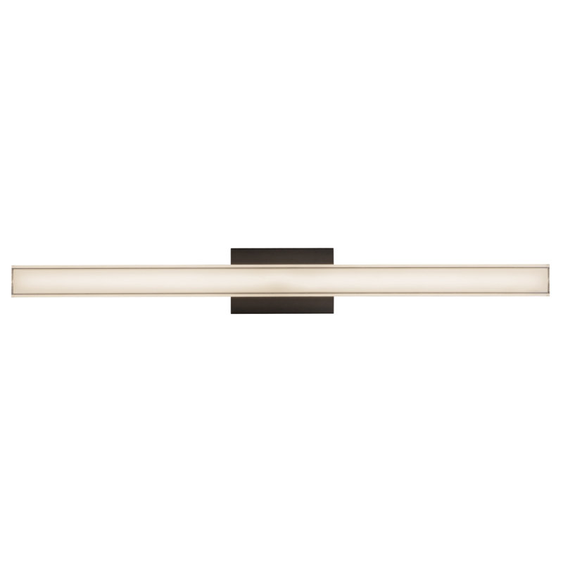 Garland 36-in Black dimmable LED Wall Sconce, Matte Black
