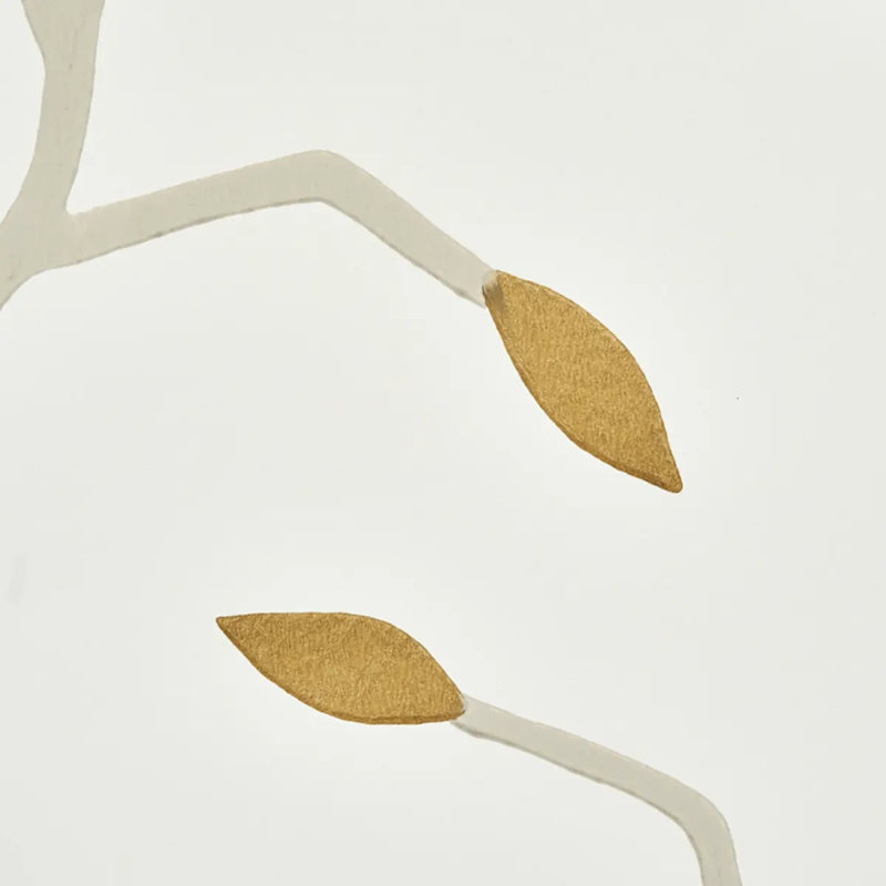 Cymbeline Wallpaper, Ivory/Gold