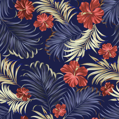 Tropical Pattern - Wrapped Canvas Print