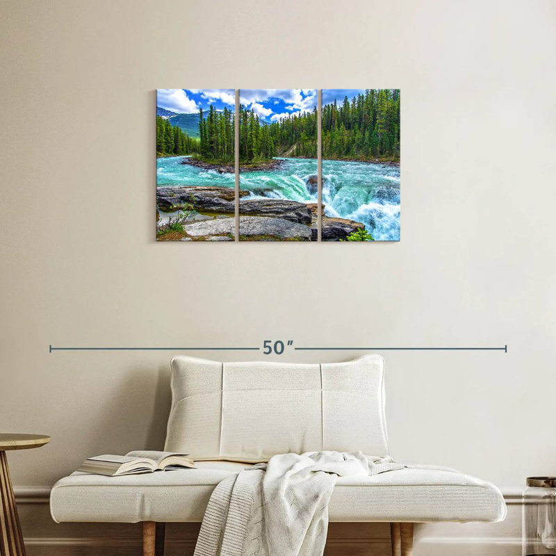 Alvord Sunwapta Falls, H 20 po x l 33 po