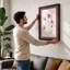Pink Study Botanical - Framed Print-1962291282-1962291287