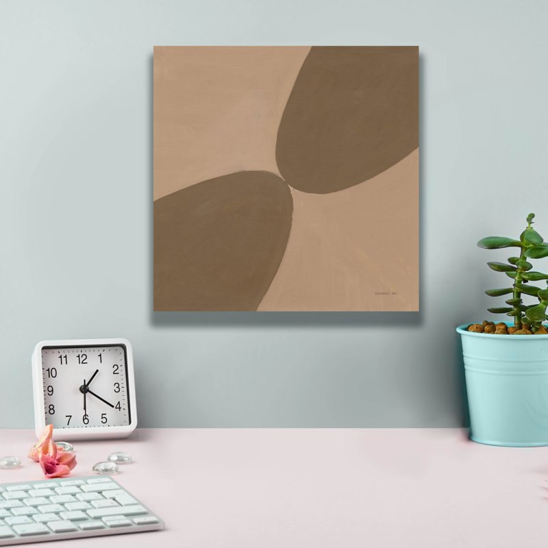 «Unity Brown» par Danhui Nai, art mural sur toile, H 12 po x l 12 po