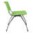 Oliverson Plastic Stacking Lobby Chairs with Perforated Backs-848270530
