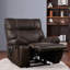 Fauteuil de massage inclinable électrique en similicuir-88649609