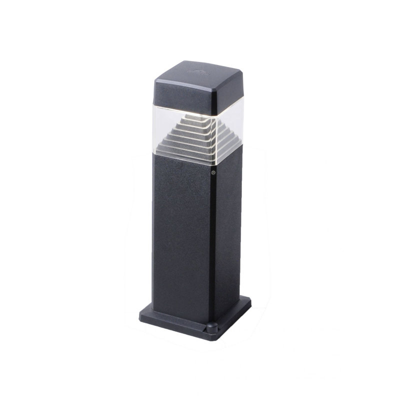 Resin Bollard Light, Black