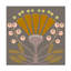 «Graphic Folk Flower I» sur toile-1611602574