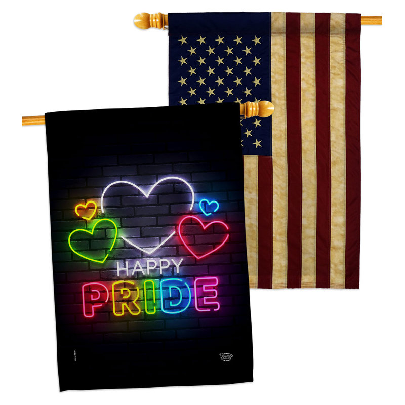 Drapeau de maison à 2 côtés en polyester 40 po x 28 po