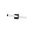 1-Light Satin Black LED Wall Sconce With A Frosted Opal Glass Shade-1085080067