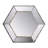 Unique Hexagonal Wall Mirror For Stylish Home Enhancement-231957673