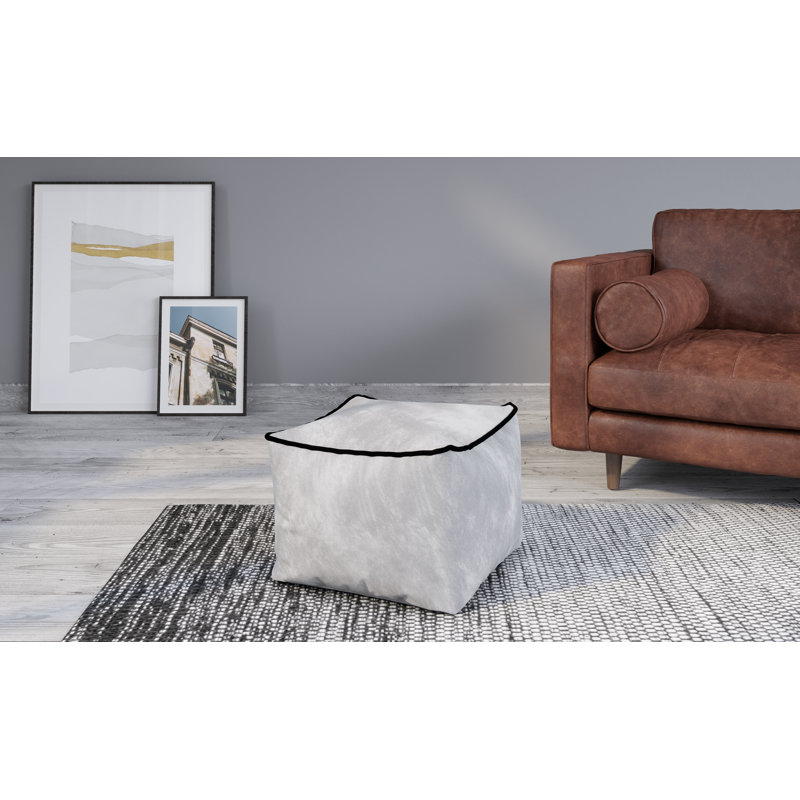 Refillable Classic Bean Bag, Silver