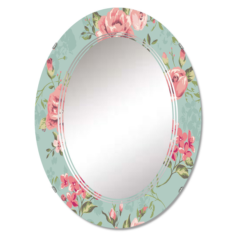 Miroir de salle de bain ovale mural, 30 po x 20 po