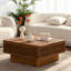 Table basse avec fonction de rangement réglable