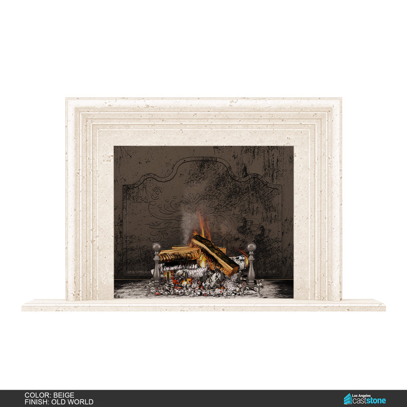 Oslo Fireplace Surround, Old World Beige