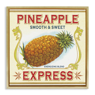 Art mural sur toile Smooth & Sweet Pineapple