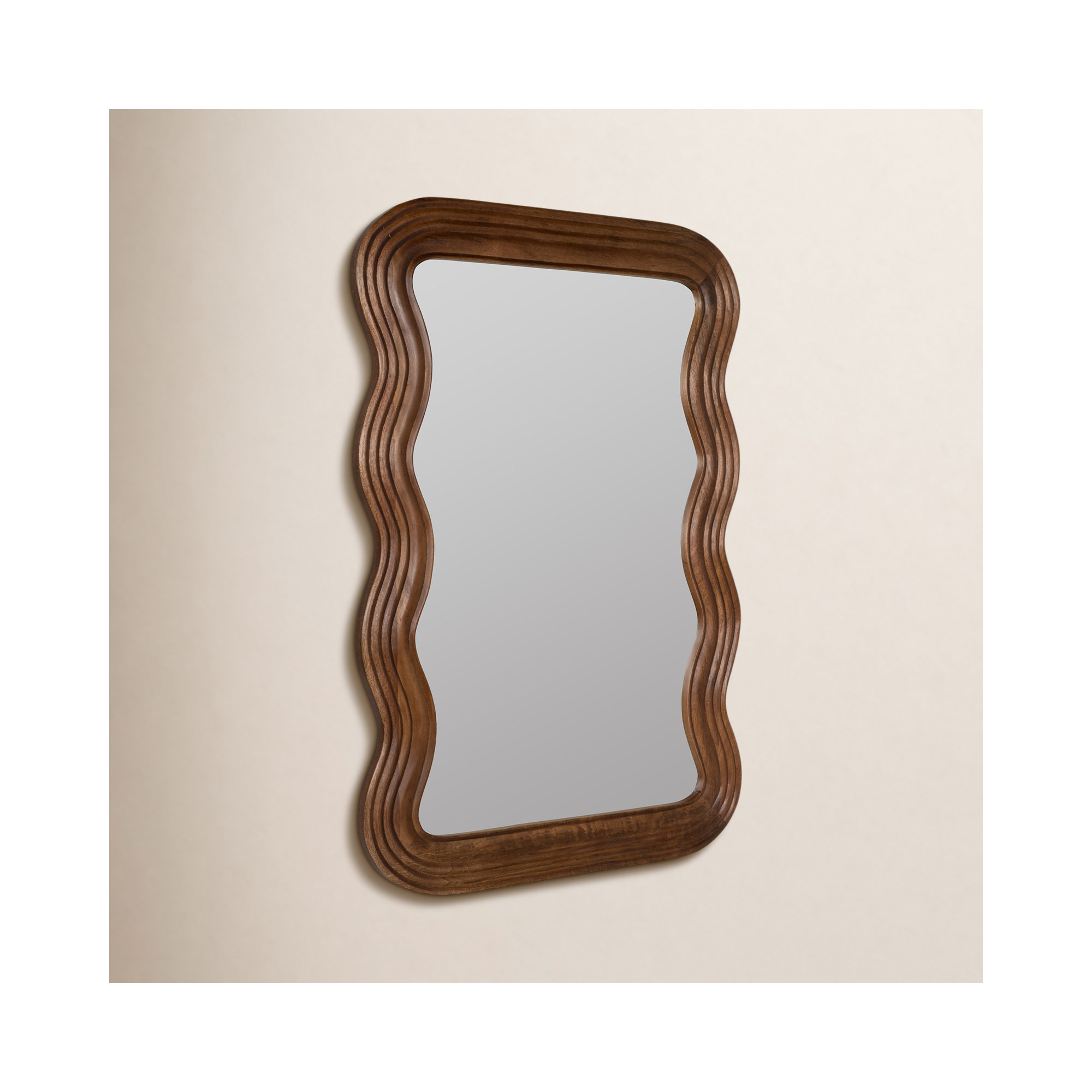 Axinia Mirror, Brown