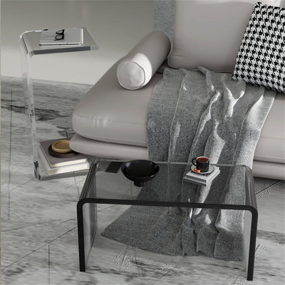 Bassheva Frame End Table with Storage