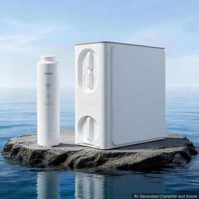 Cartouche de rechange pour système d'osmose inverse 800 GPD à 10 étapes, filtre à eau de rechange pour 24 mois, réduit le TDS et le plomb, compatible avec les systèmes de filtration d'eau sous évier SS-201 et SS-202