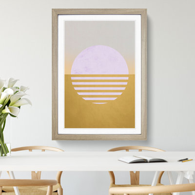 Abstract Sunset - Picture Frame Graphic Art