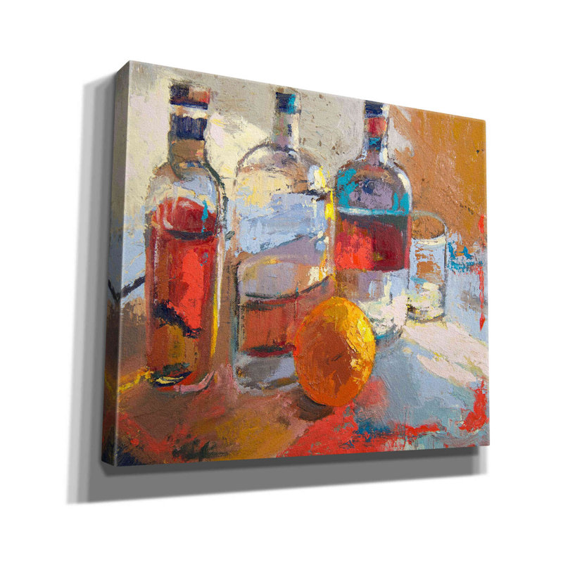 «Bourbon LOrange» par Beth Forst - peinture sur toile tendue