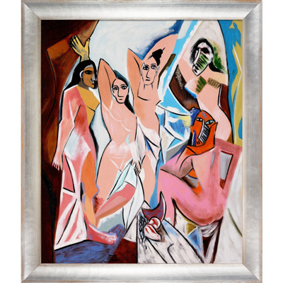 " Les Demoiselles D'Avignon " by Pablo Picasso Painting Print