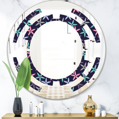 Miroir mural sans cadre abstrait