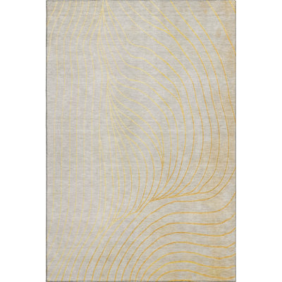 Premium Machine Washable Mayfield AMF2107 Swirls Rug