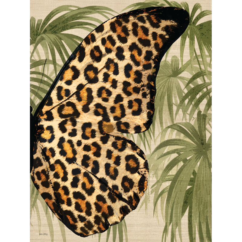 Leopard Tropical Butterfly II by Amber Sterling, 32" H x 24" W, No Frame, Canvas, No Mat