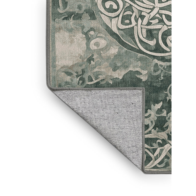 Tapis brun lavable à la machine, Rectangle 7 pi x 10 pi